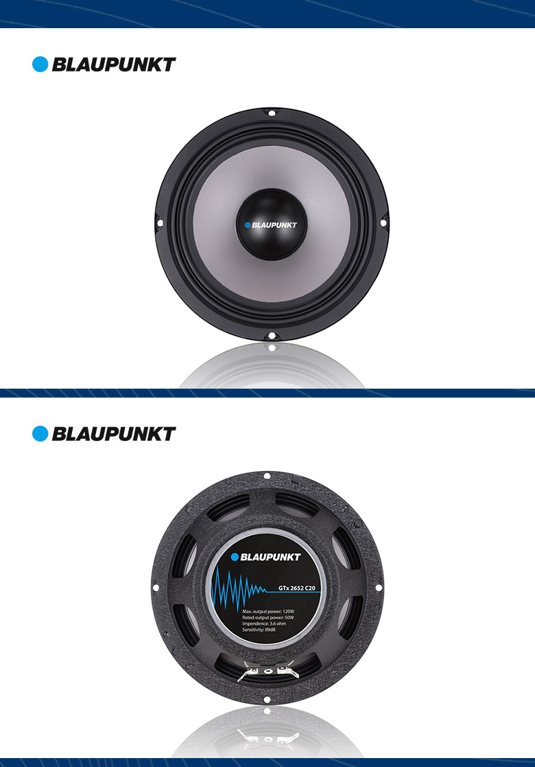 德国（蓝宝BLAUPUNKT）GTx 2652 C20 两分频套装喇叭