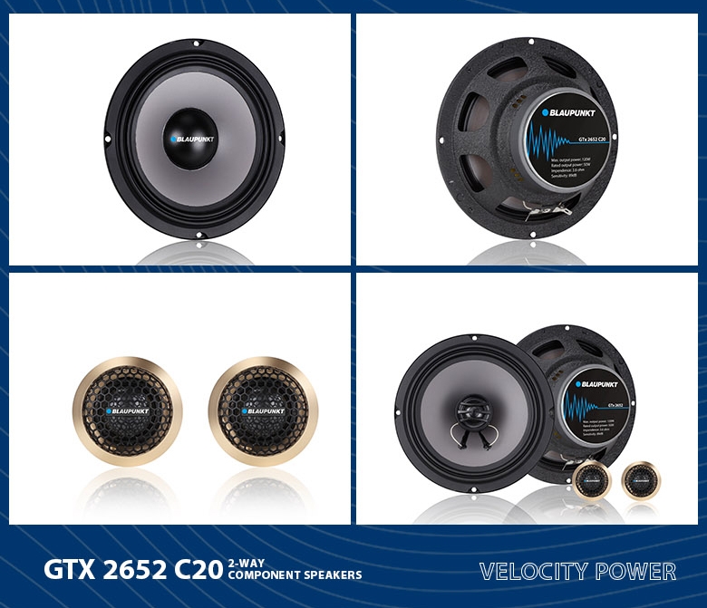 德国（蓝宝BLAUPUNKT）GTx 2652 C20 两分频套装喇叭
