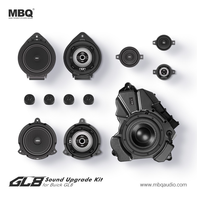 MBQ 别克GL8 专车专用音响套装 11扬声器+低音炮套餐